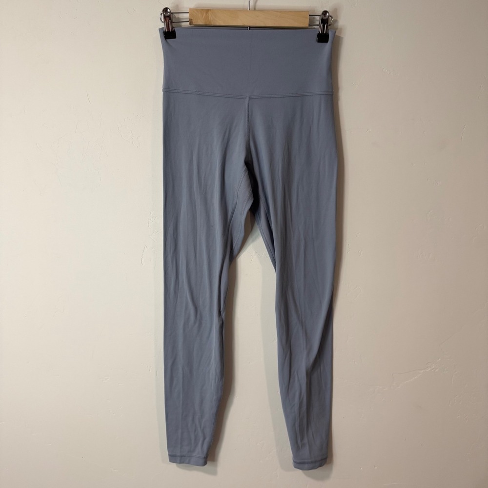 Lululemon Women Align High Rise Leggings 6 Light Blue Nulu Yoga Stretch Workout